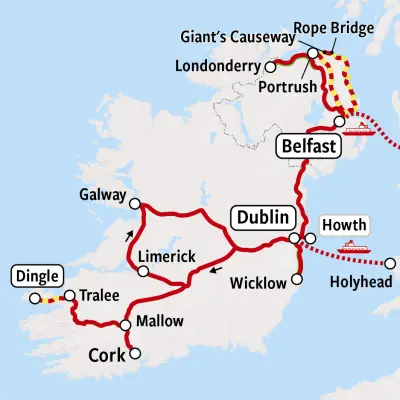 Ierland kaartje dec 24