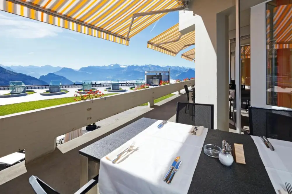 Rigi hotel kaltbad balkon