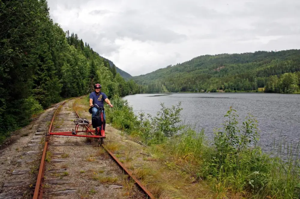 Spoorfietsen Numedalsbanen 2