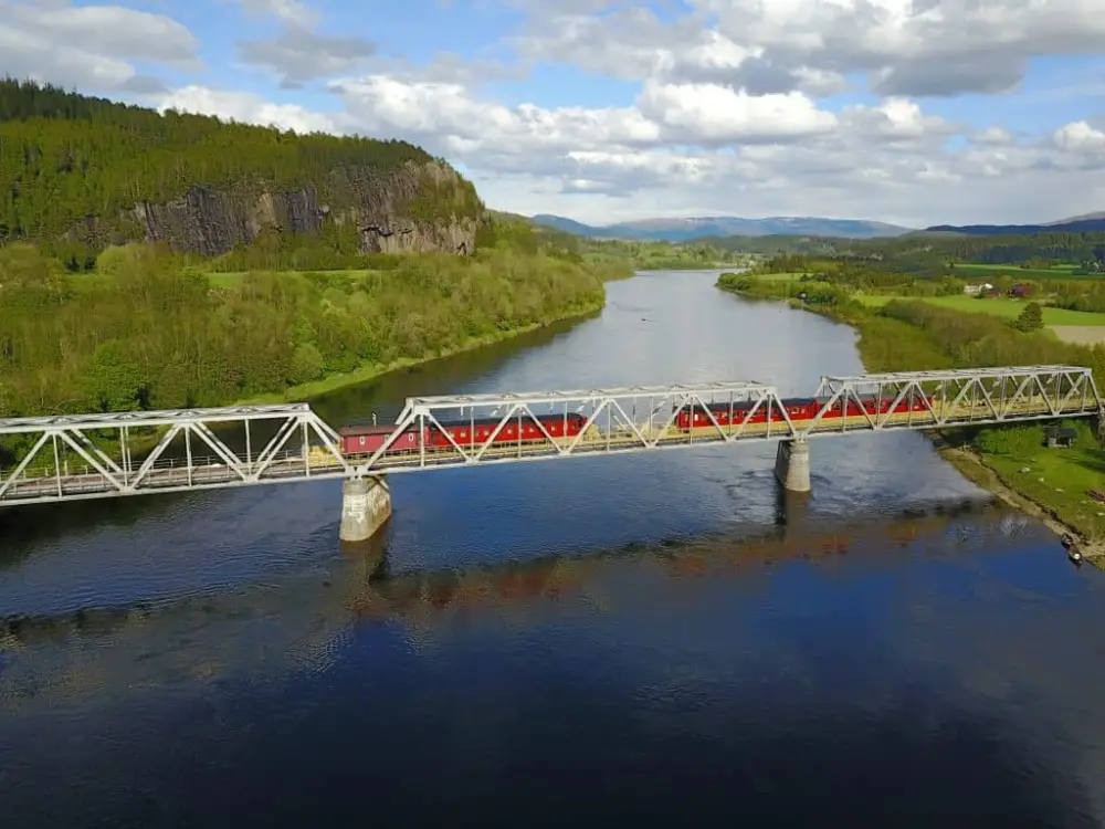 Namsen Train Experience drone