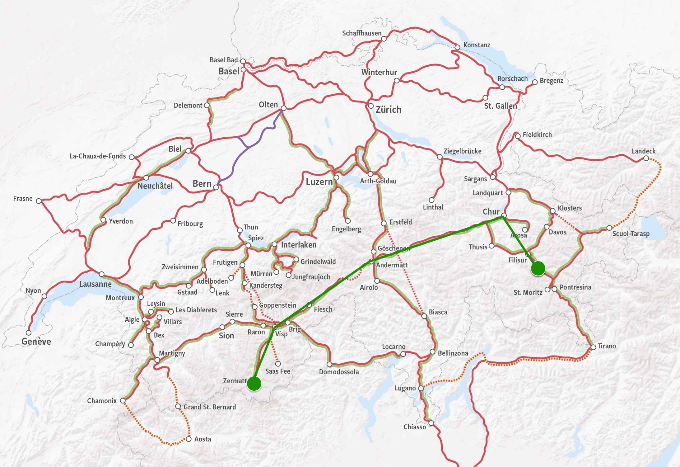 Bouwsteen Glacier Map