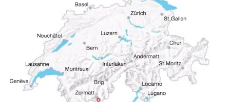 Map Gornergratbahn