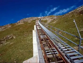 Niesen Kulm treintje rails