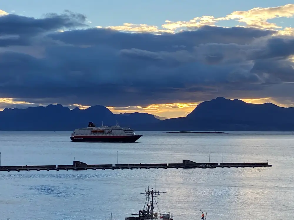 Aankomst Hurtigruten
