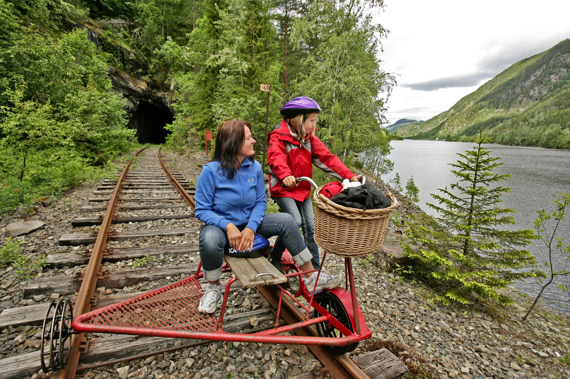 Spoorfietsen Numedalsbanen