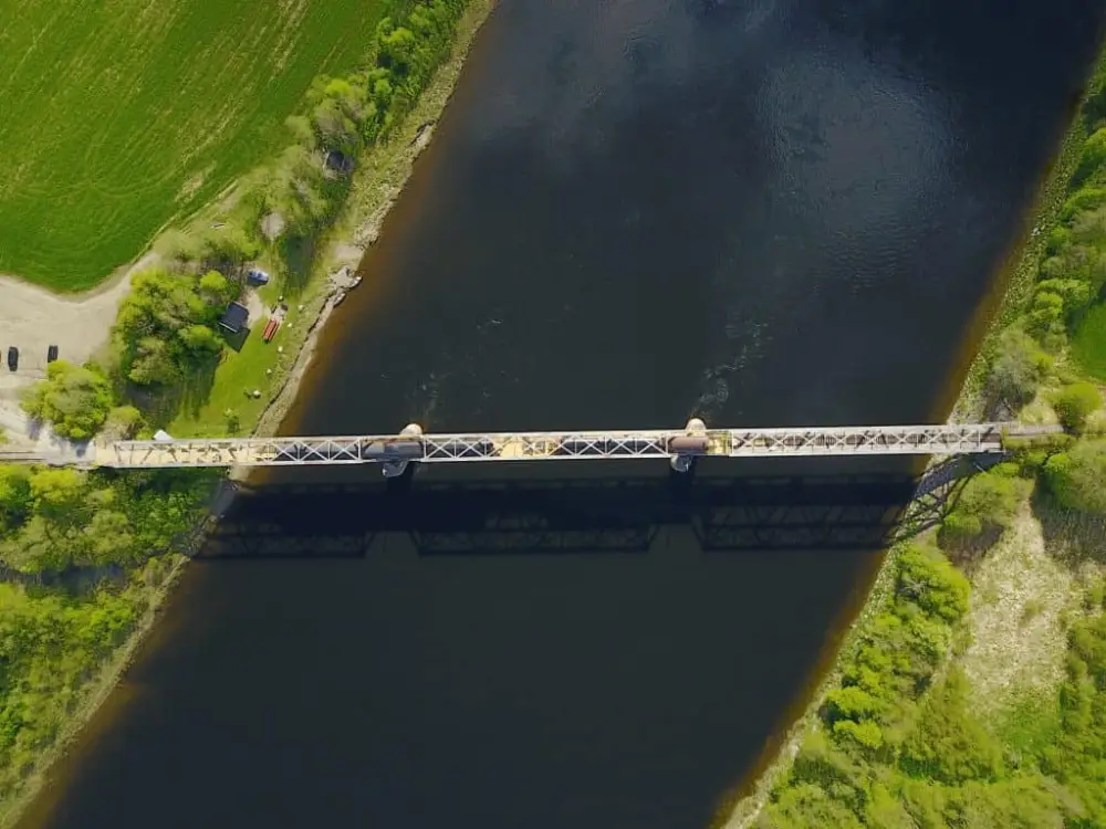 Namsen Train Experience drone