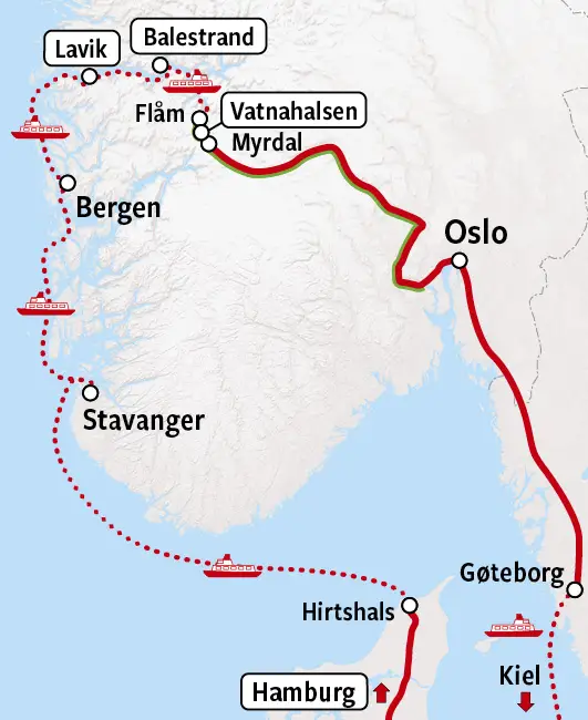 Sognefjord map v2026