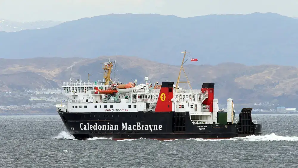Schotland groepsreis armadale ferry