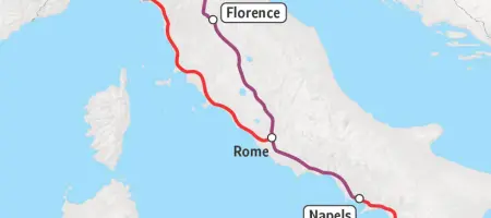 Bella Italia - Rail Map