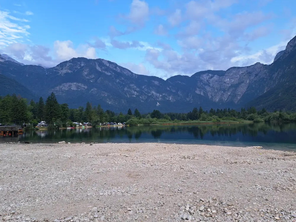 Lake Bohinj vanuit Ukanc