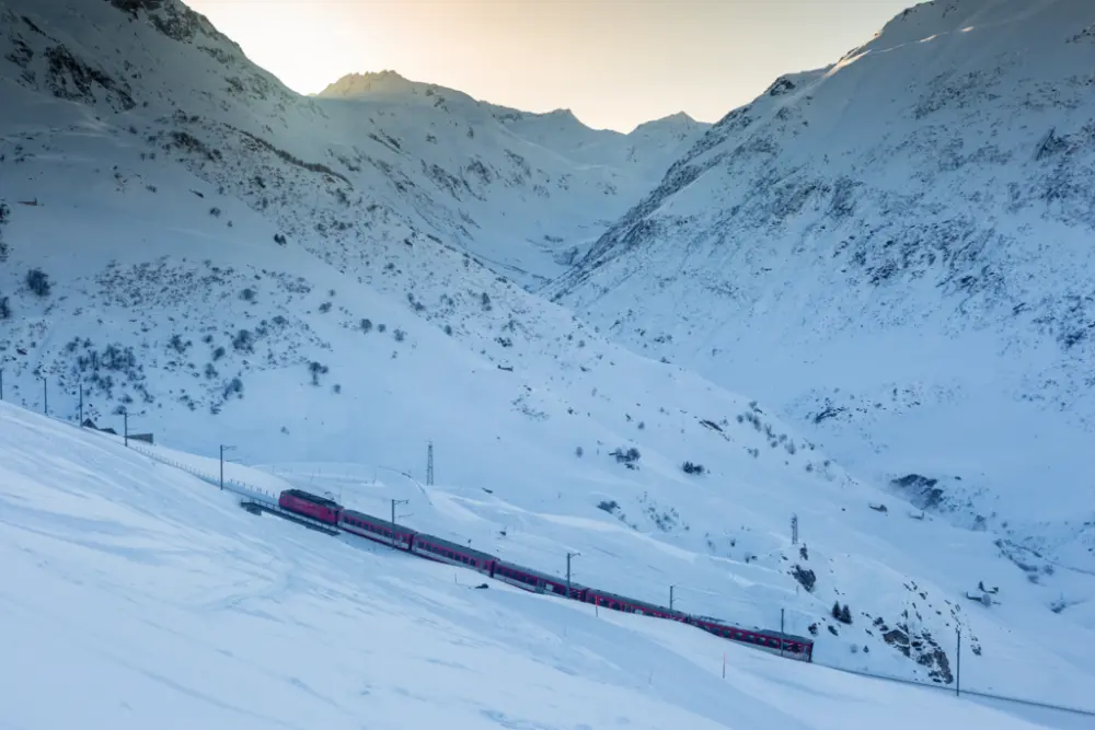 Treinrondreis Zwitserse Winter Panorama's Matterhorn Gothard 