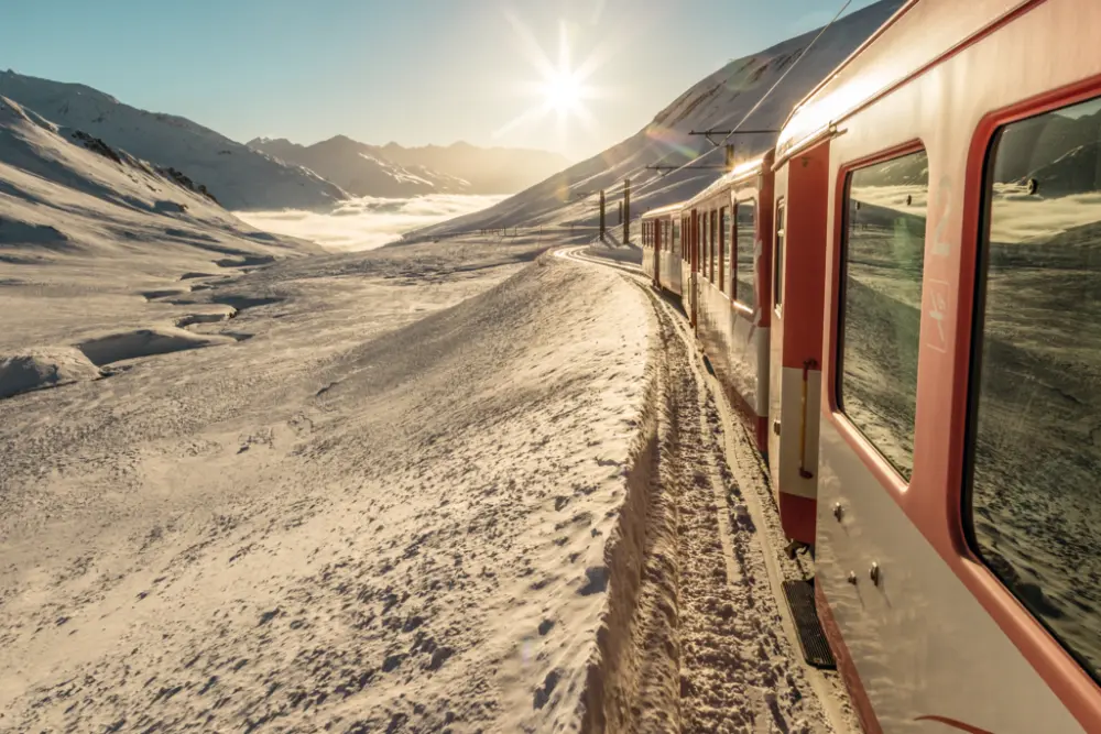 Treinrondreis Zwitserse Winter Panorama's matterhorn-gothardrailway