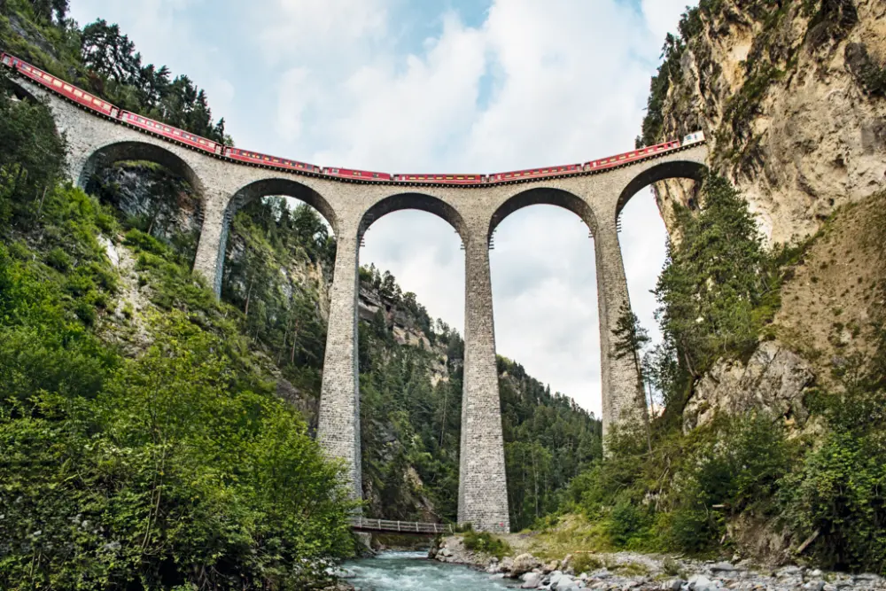 Rondreis Zwitserland Trein | Rail adventure | Landwasser viaduct