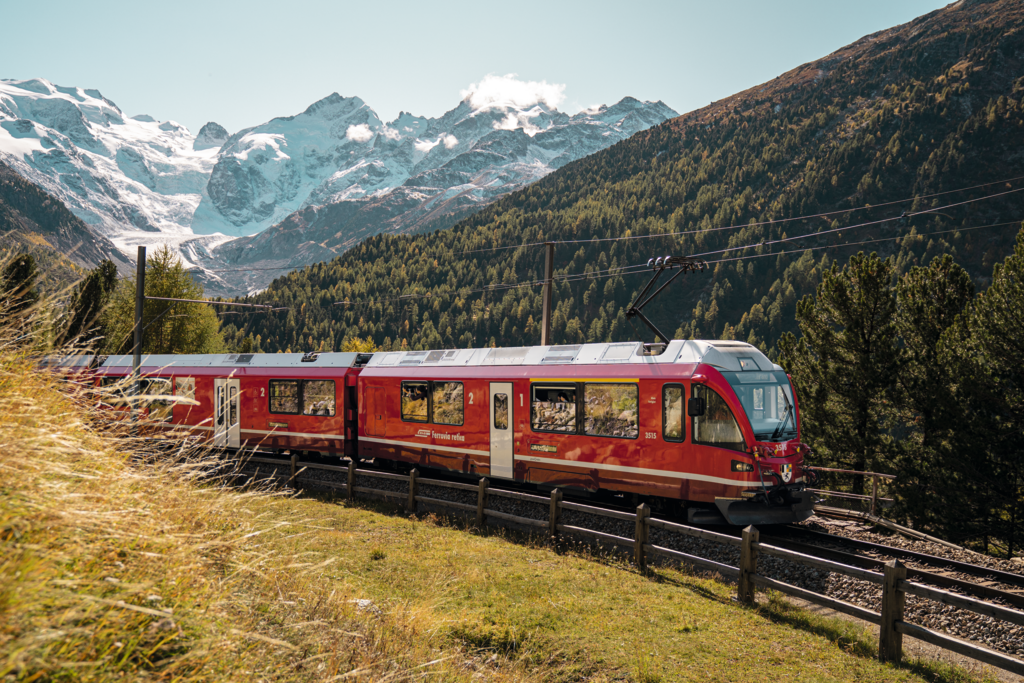 Rondreis Zwitserland Trein | Zwitserse Panorama's | Morteratsch-RhB