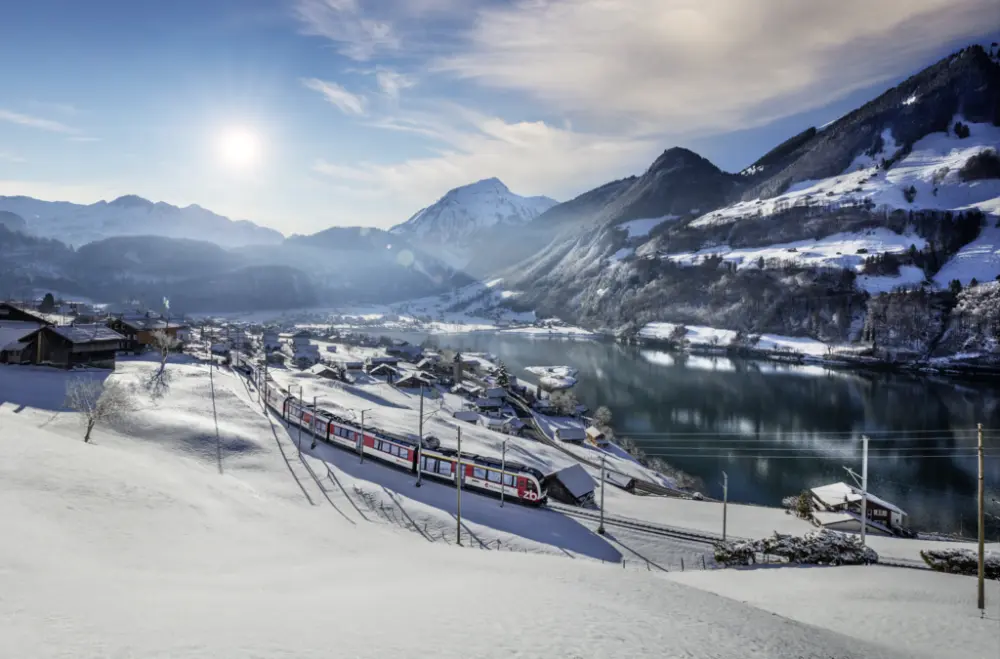 Treinrondreis Zwitserse Winter Panorama's Lungern - Lucerne 