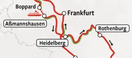 German Romanticism - Rail Map
