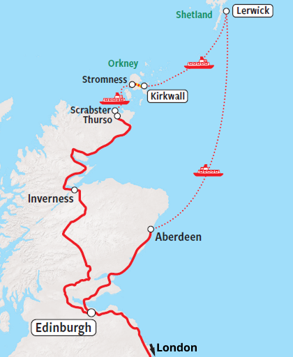 Far North Rail Tour - Map