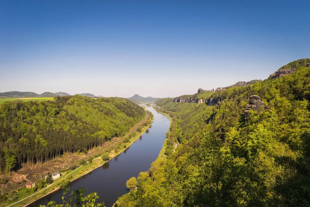 Treinreis Elbe Duitsland Tsjechie