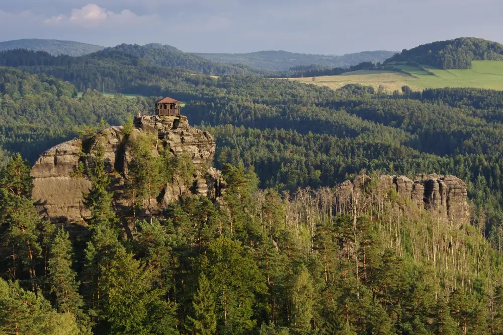 Natuur in Tjechisch Zwitserland - Treinreis