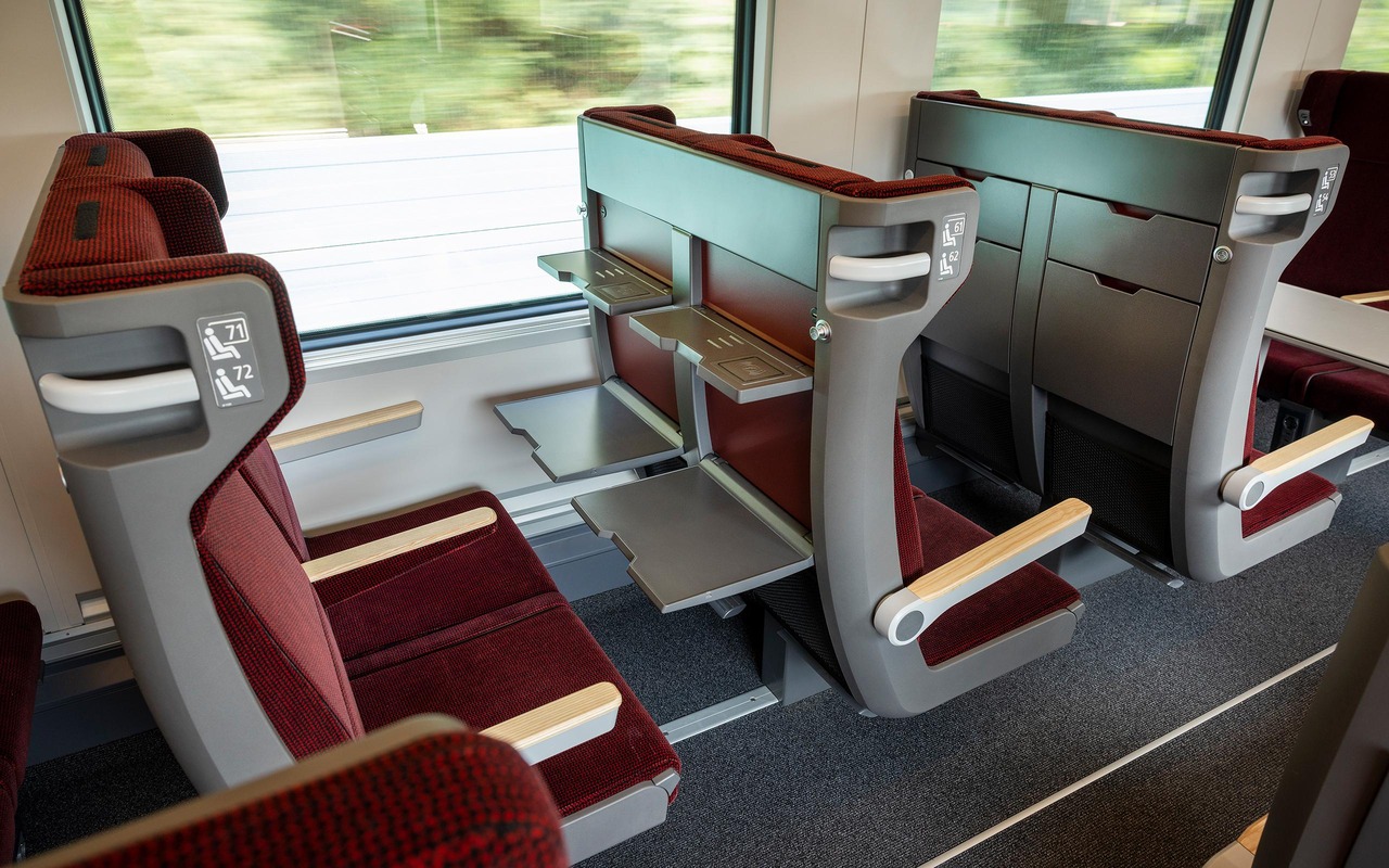 Railjet Oostenrijk 2e klas